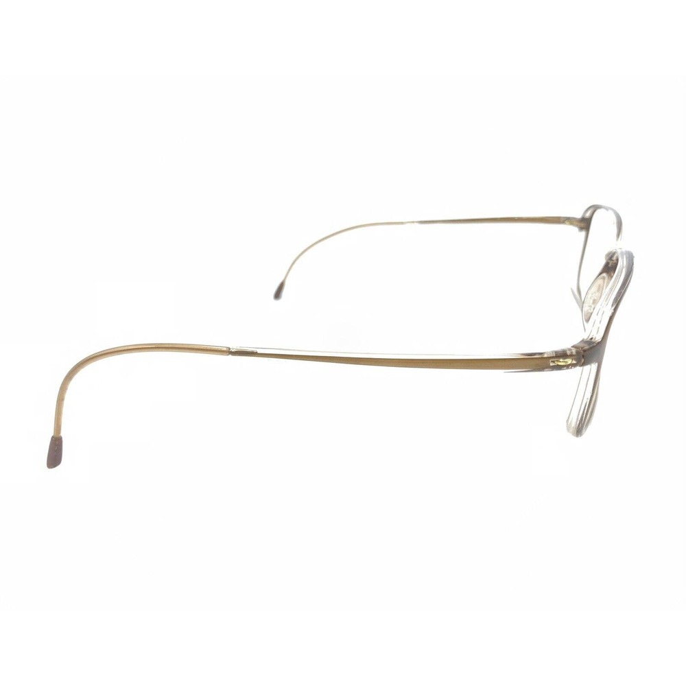 Silhouette Spx Translucent Brown Rectangle Eyegla… - image 4